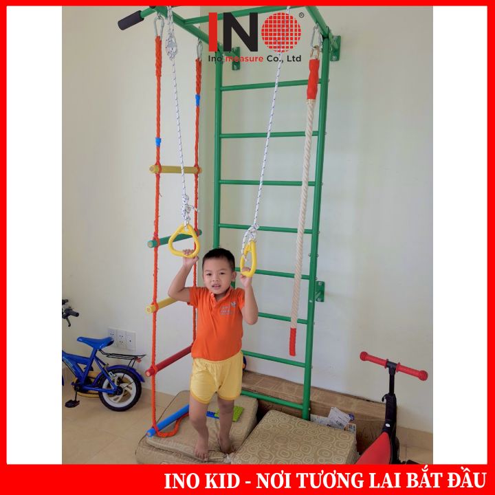 Khung Vận Động Trong Nhà Model Single Của INO KID - Bộ Vận Động Đa Năng Phát Triển Thể Chất Toàn Diện