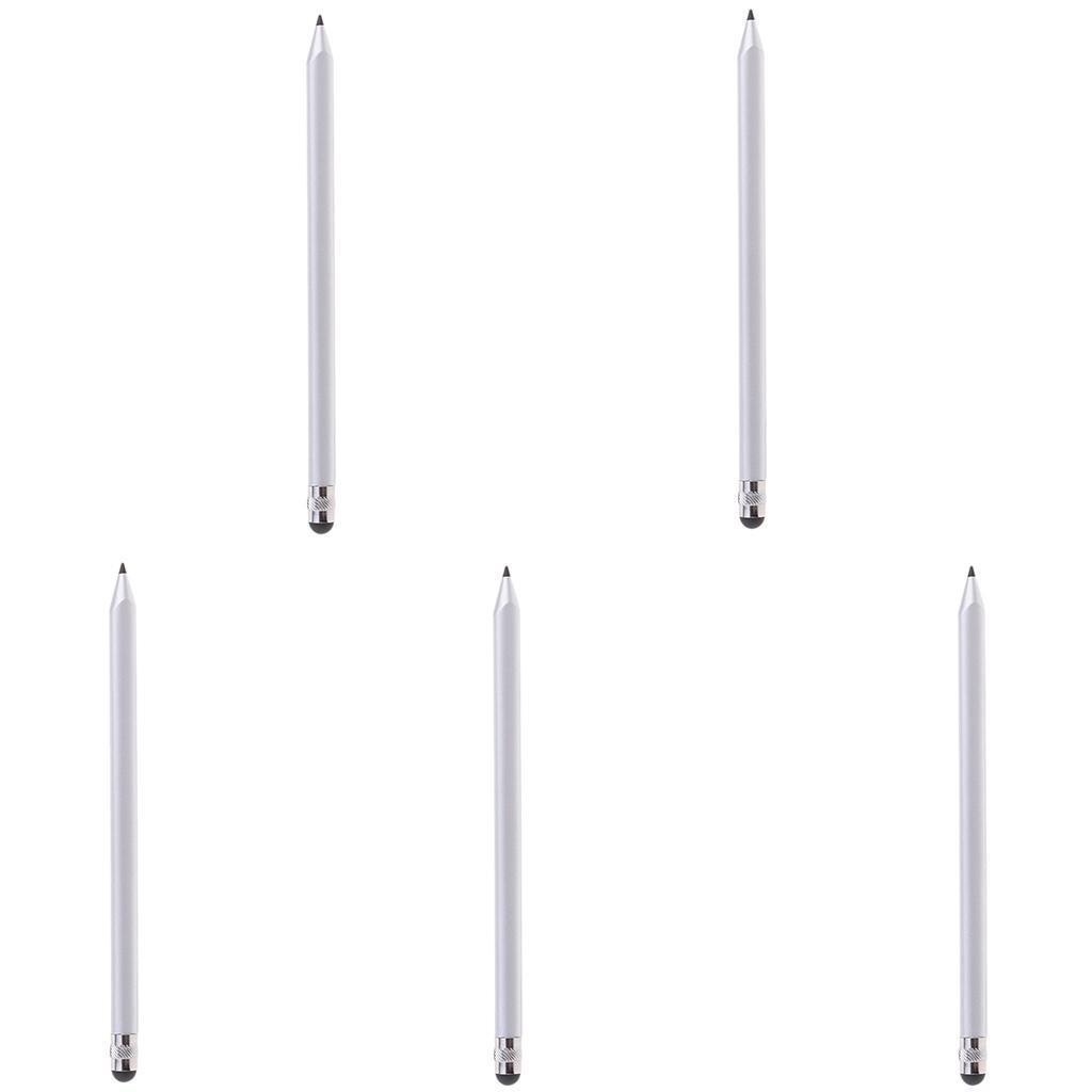 5 Pieces Touch Screen Stylus Pen for  Phones PC Touch Screen Silver
