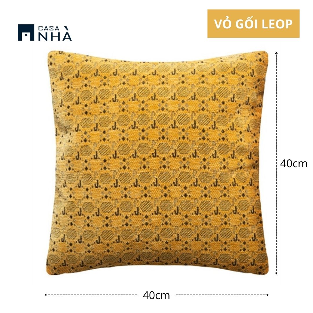 Vỏ gối tựa trang trí LEOP CUSHION COVER 40x40cm