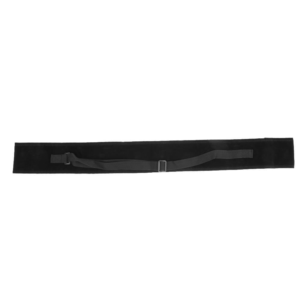 2 Blocks Billiard Chalk with Soft Snooker Cue Case Bag with Shoulder Strap for 1/2 American Pool Cue