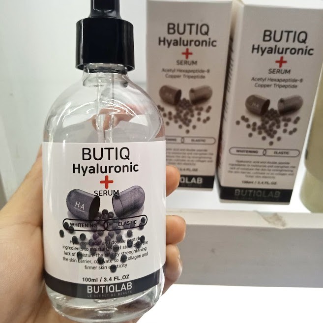 Serum HA Hyaluronic acid ButiqLab Cấp ẩm Căng da- Lọ 100ml