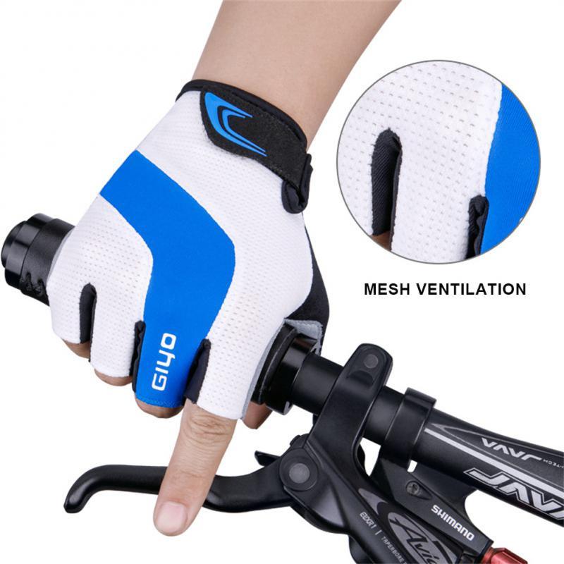 Găng Tay Xe Đạp GIYO Nam Găng Tay Xe Đạp Mùa Hè Câu Cá Thoáng Khí Chống Trơn Trượt Găng Tay Nửa Ngón MTB Đi Xe Đạp Đường Bộ Thiết Bị Color: A Yellow Size: L