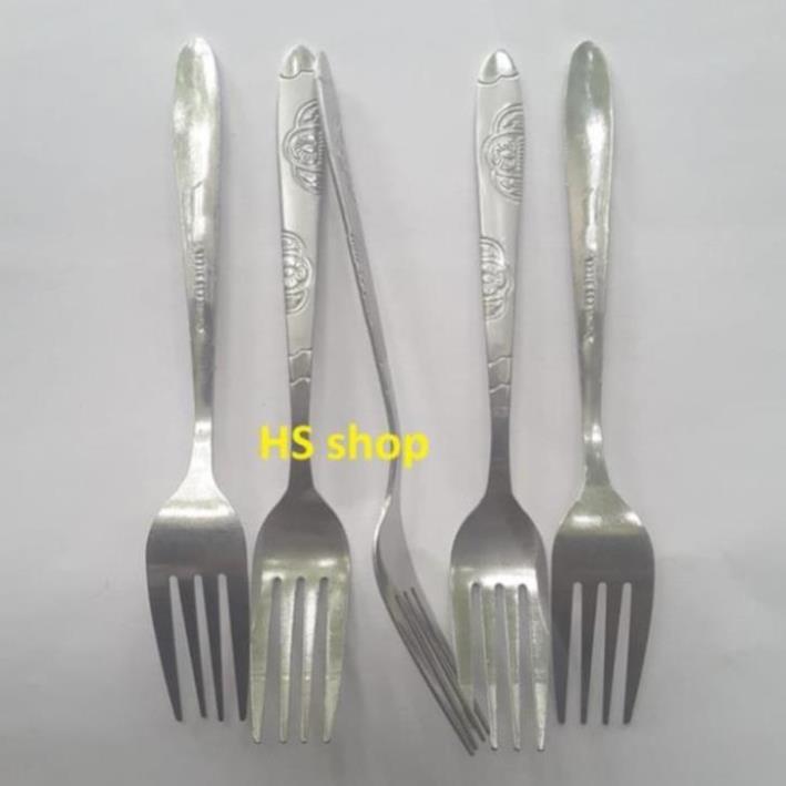 Combo 05 Dĩa inox  cao cấp dài 17cm - Bền, đẹp, cứng cáp, lịch sự - HS Shop Thủ Đức