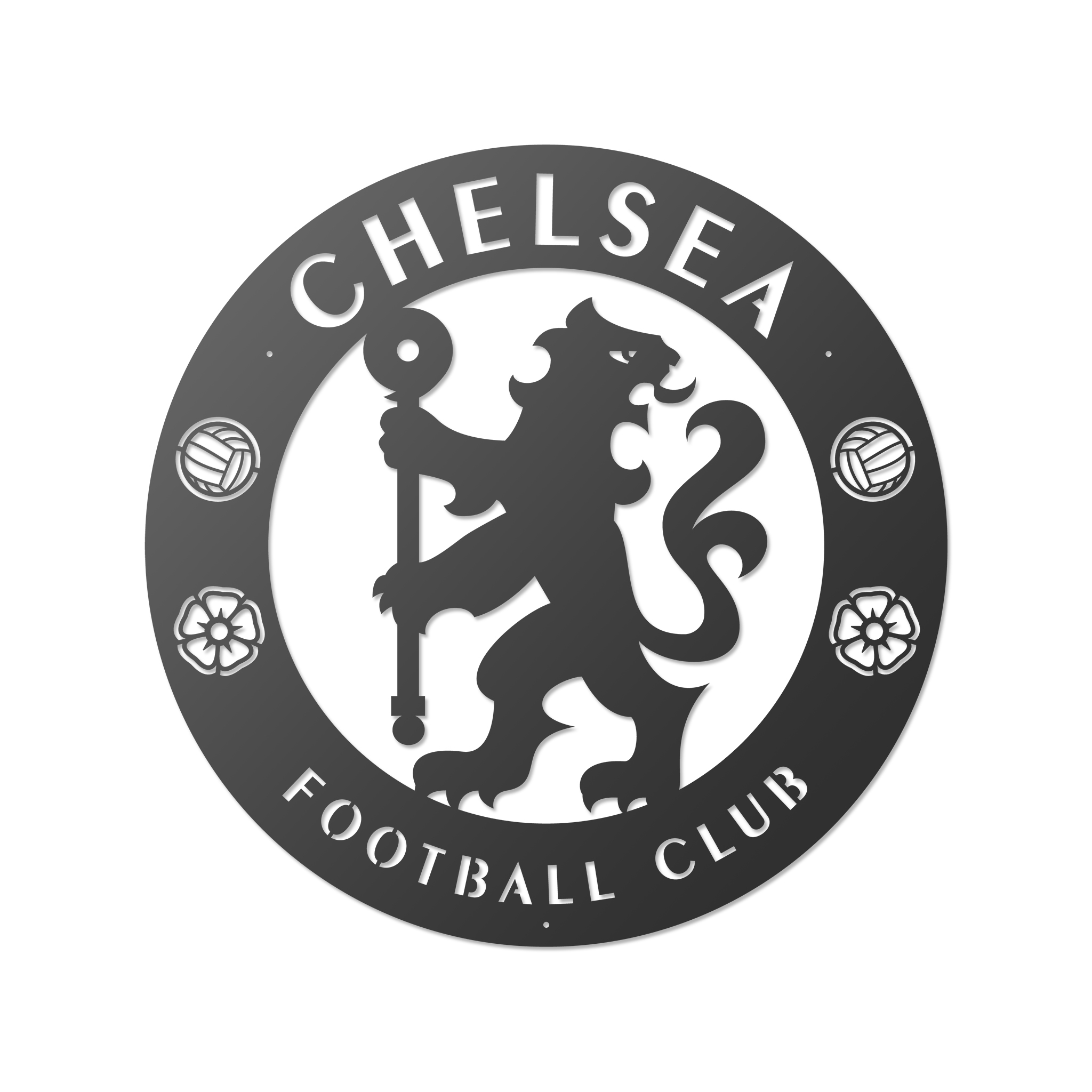 Logo Chelsea khung trang trí