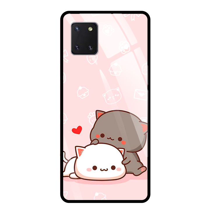 Ốp Lưng Kính Cường Lực Cho Điện Thoại SAMSUNG GALAXY NOTE 10 LITE – 0055 LOVELY03 – Hàng Chính Hãng