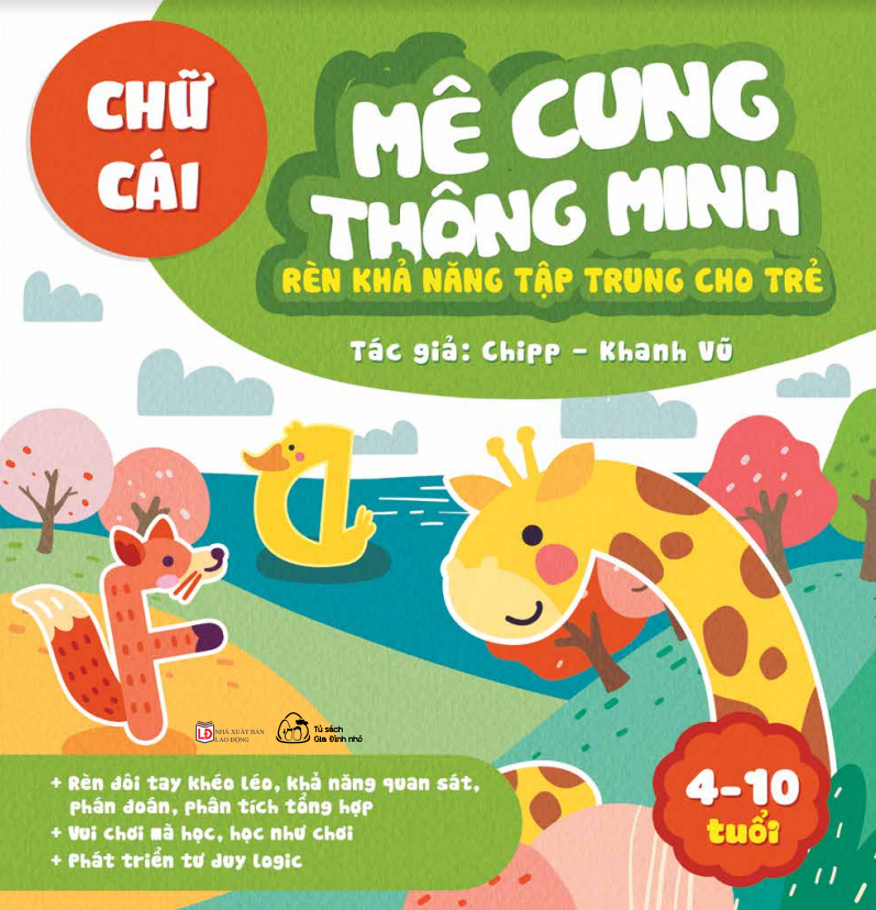 Bộ 6 cuốn Sách Mê cung thông minh - Rèn khả năng tập trung cho trẻ