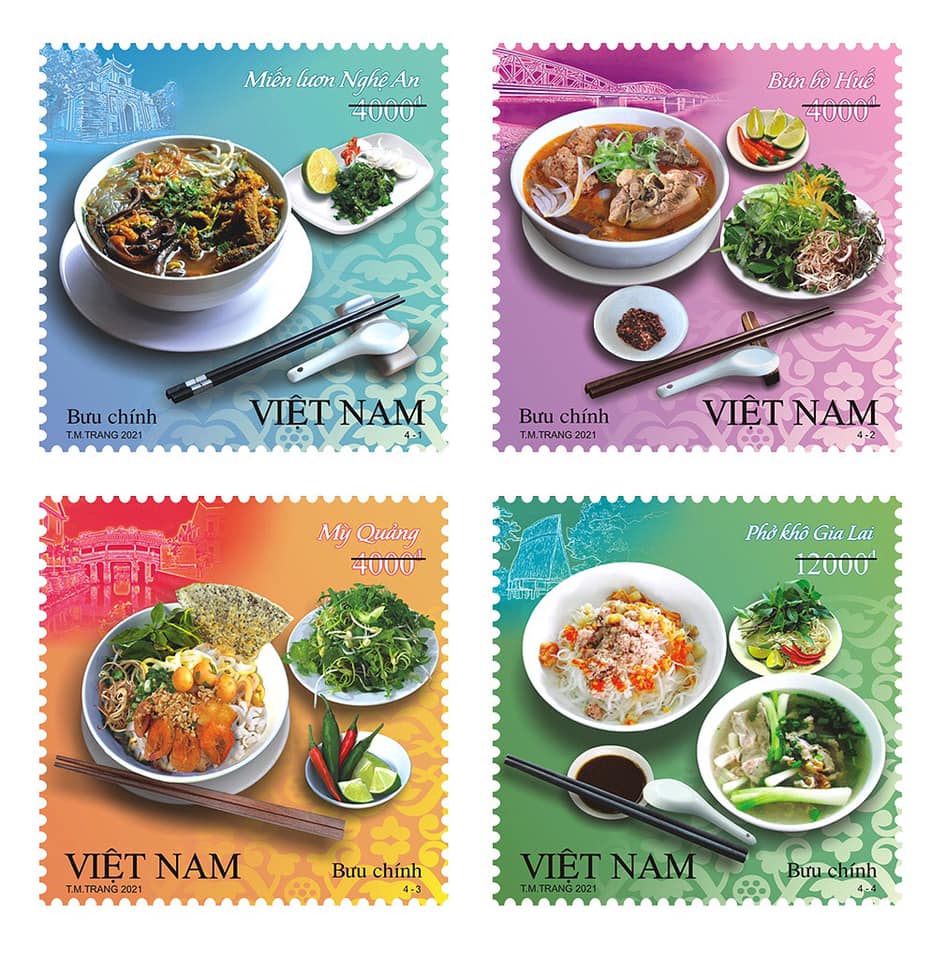 Tem sưu tập MS 1153 Tem Việt Nam Ẩm thực Việt Nam 2021
