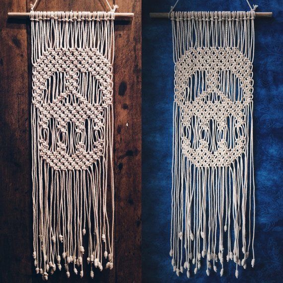 01 Mành Macrame thủ công tết hình độc đáo trang trí nội ngoại thất gia đình, quán cafe, homestay