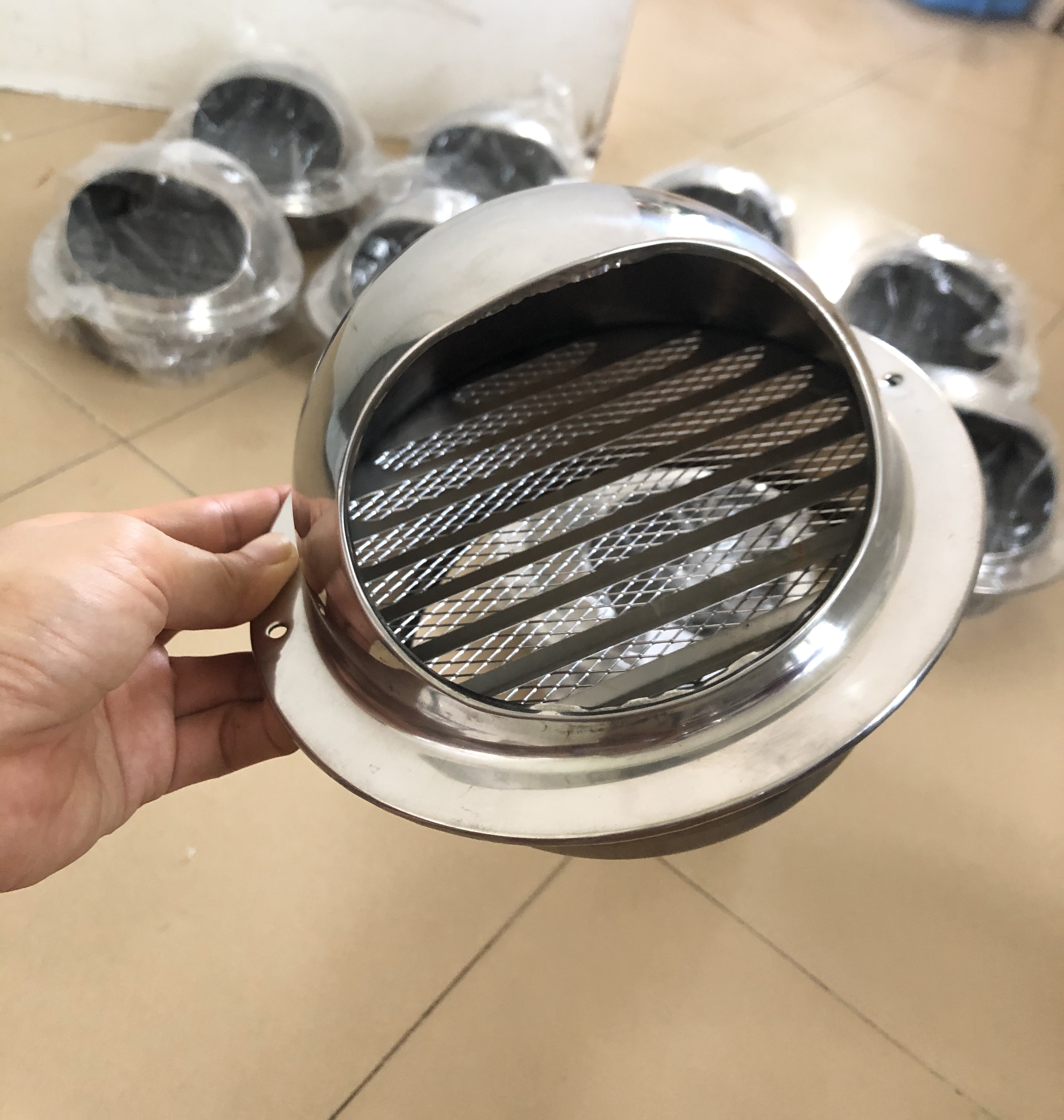 CHỤP THÔNG HƠI VENT CAP INOX D150