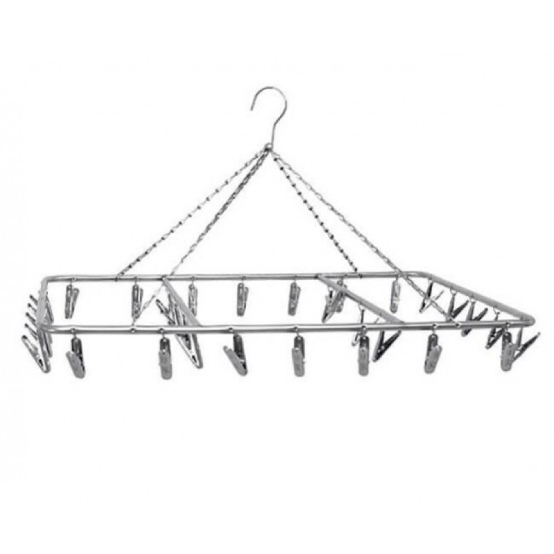 MÓC KẸP, MÓC CHÙM HÌNH CHỮ NHẬT INOX KO RỈ