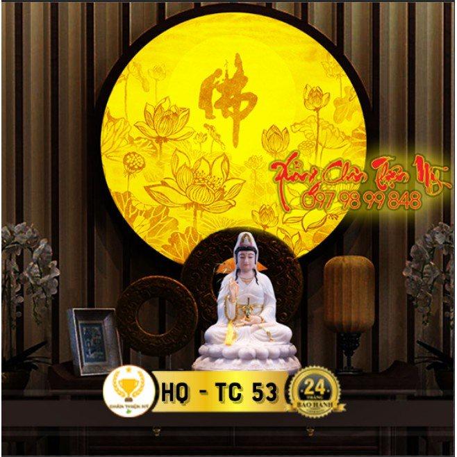 Đèn hào quang Trúc Chỉ in thờ Quan Âm_HQTC