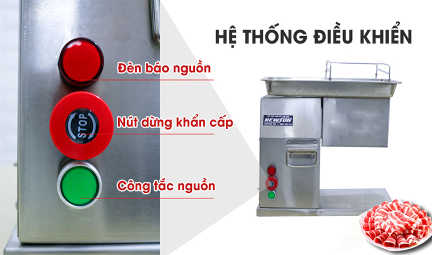 Máy Cắt, Thái Thịt QX 250 NEWSUN, Công Suất 750W, Thái Thịt Nhanh, Đa Năng - Hàng Chính Hãng