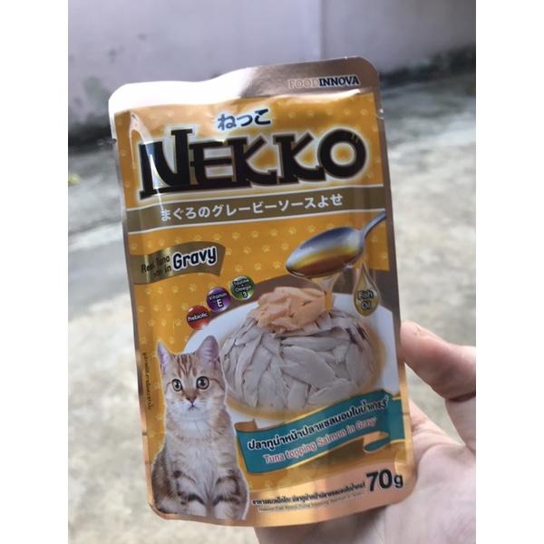 Patê Nekko Gravy gói 70g (dạng sốt