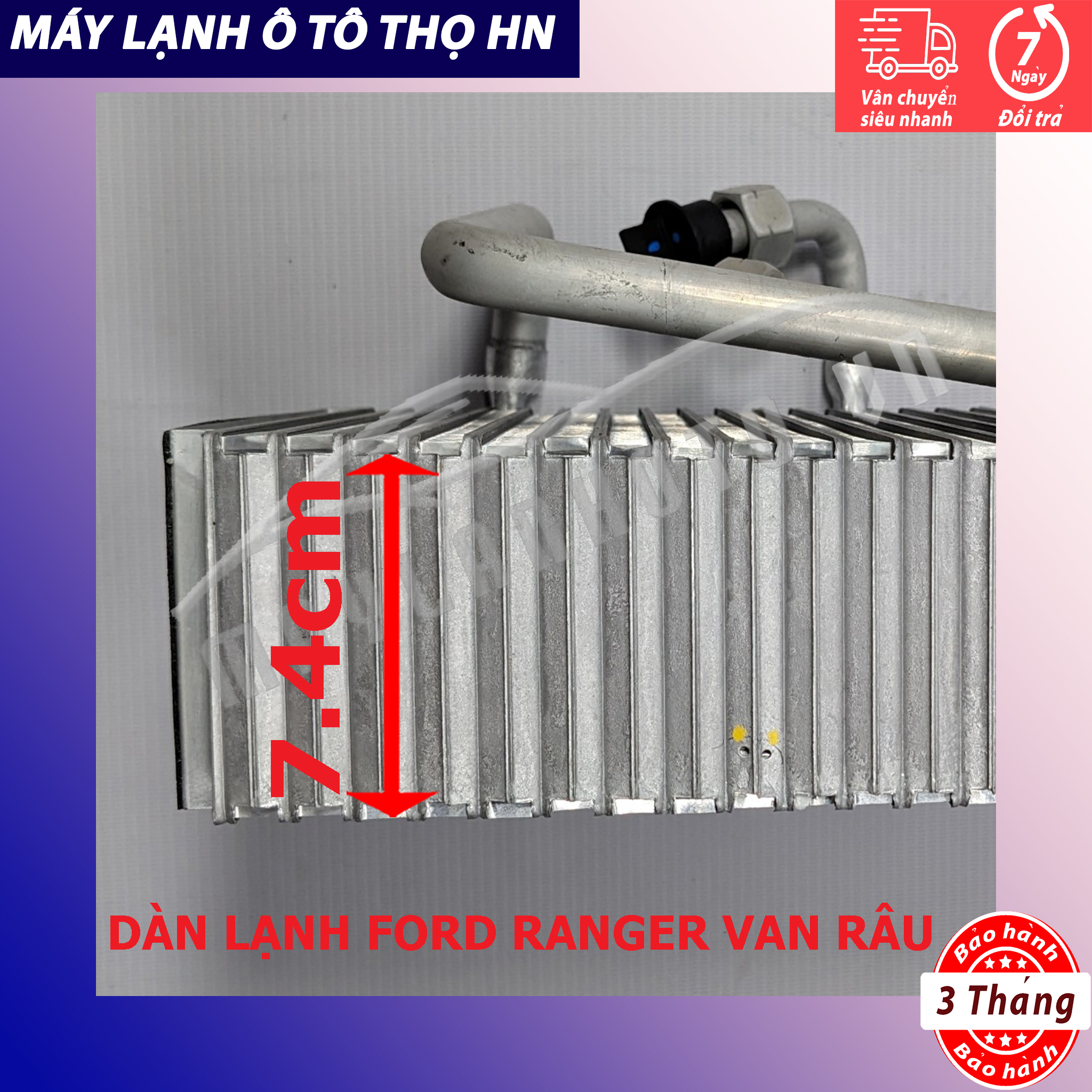 Dàn (giàn) lạnh Ford Ranger 2003 2004 2005 2006 (R12)Hàng xịn Thái Lan (hàng chính hãng nhập khẩu trực tiếp) 03 04 05 06