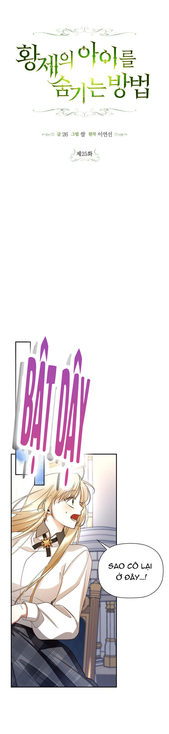 cách che giấu đứa con của hoàng đế chapter 25 22