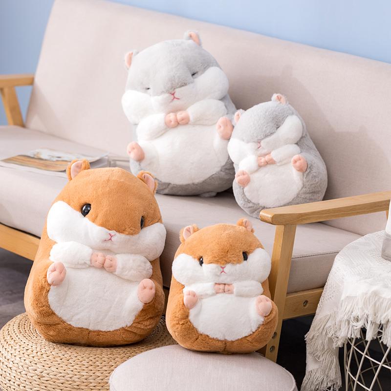 1Pc 18-40CM Mềm Động Vật Hamster Nhồi Bông Động Vật Búp Bê Dễ Thương Chuột Sang Trọng Đồ Chơi Gối Tặng trẻ Em Bé Gái Người Yêu Quà Tặng