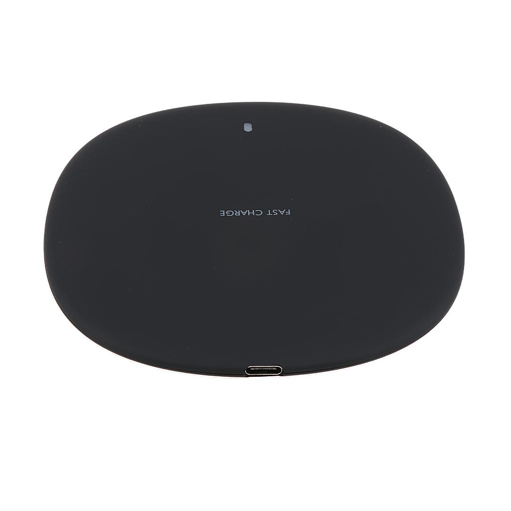 Qi Wireless Fast Charger 10W/1A Pad with One TYPE-C Interface for Samsung S8 S9 iPhone X 8 7 6 6S Plus