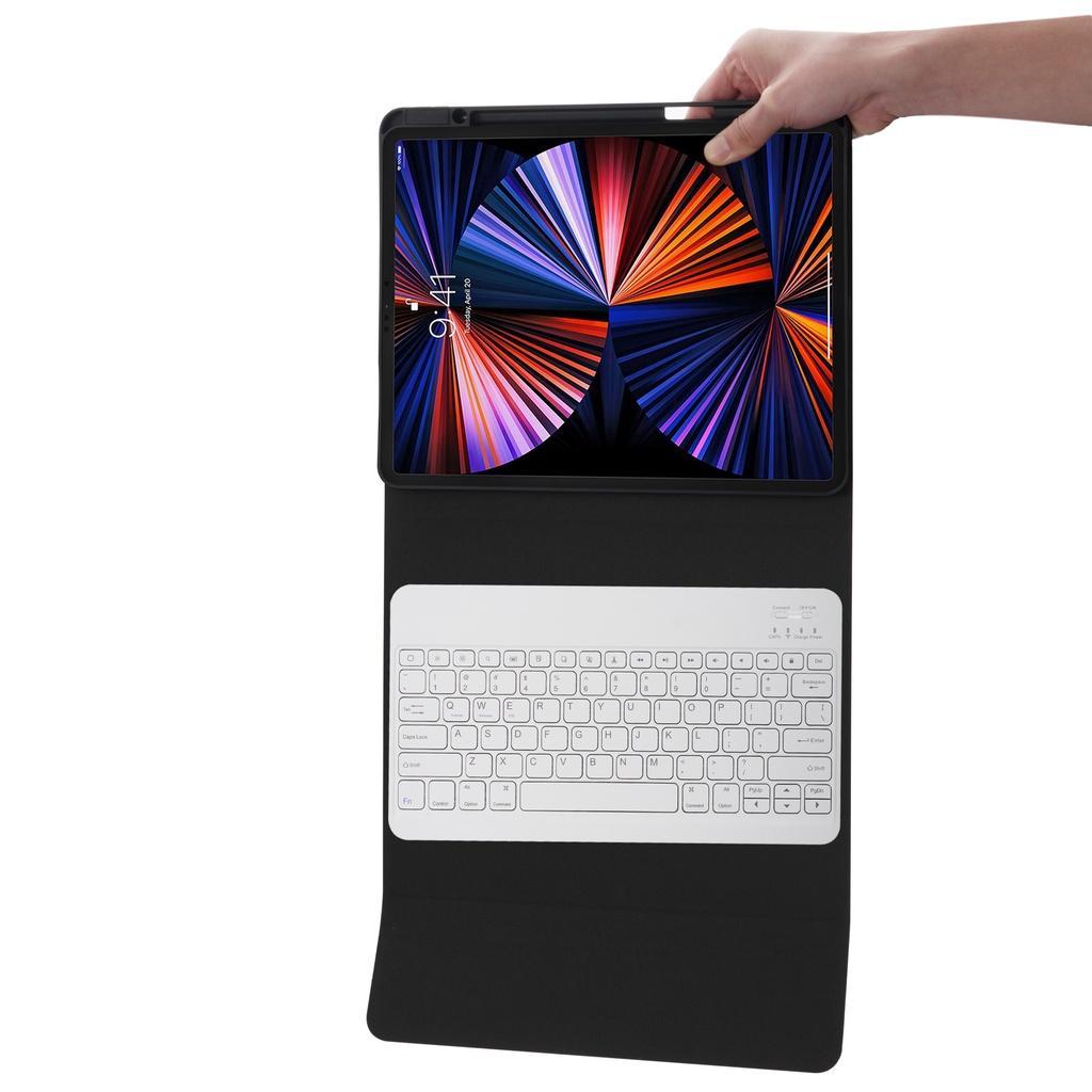 Bao Da Máy Tính Bảng PU Tích Hợp Bàn Phím Bluetooth Không Dây Cho iPad Pro 12.9 "3rd 4th 5th Gen 2018 2020 2021