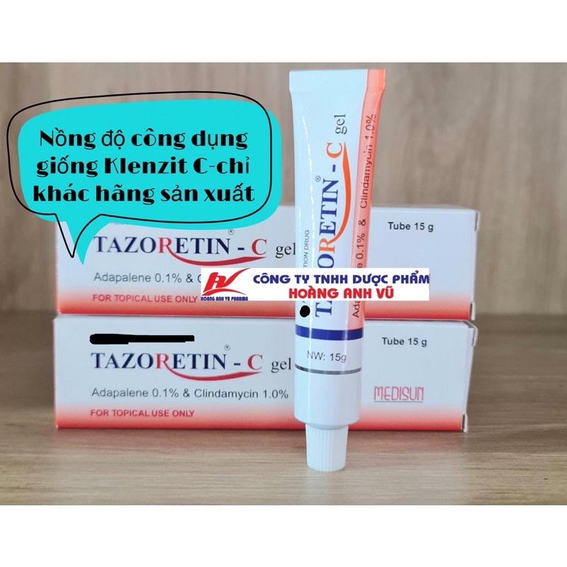 TAZO, TAZO C, TAZO 0.3 - GEL CHĂM SÓC DA MỤN