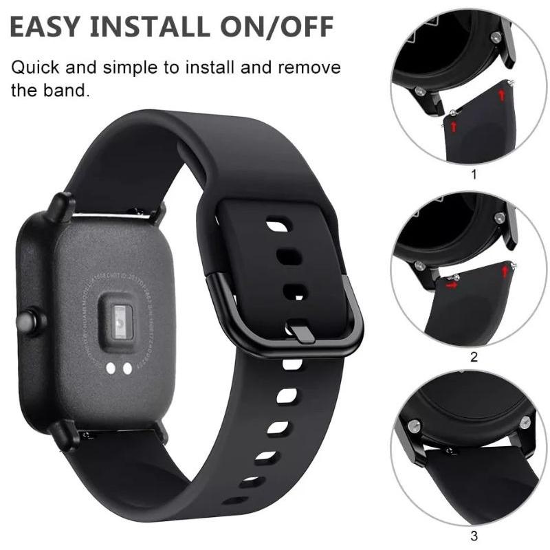 Dây silicon thời trang dành cho đồng hồ Amazfit Bip