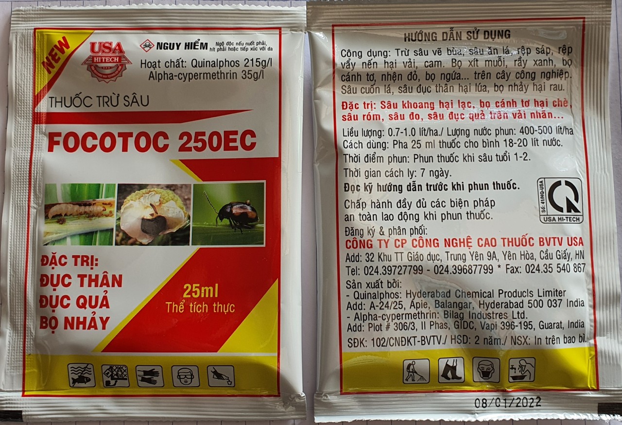 01 gói Focotoc 250EC 25ml