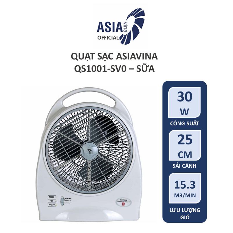 Quạt  ASIAvina - QS1001- Hàng chính hãng