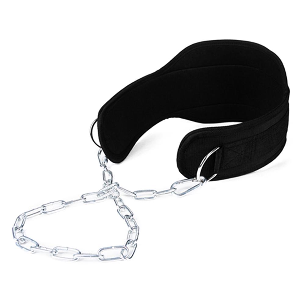 Đai nâng tạ với dây xích kéo để tập cho phòng tập thể hình Cử tạ