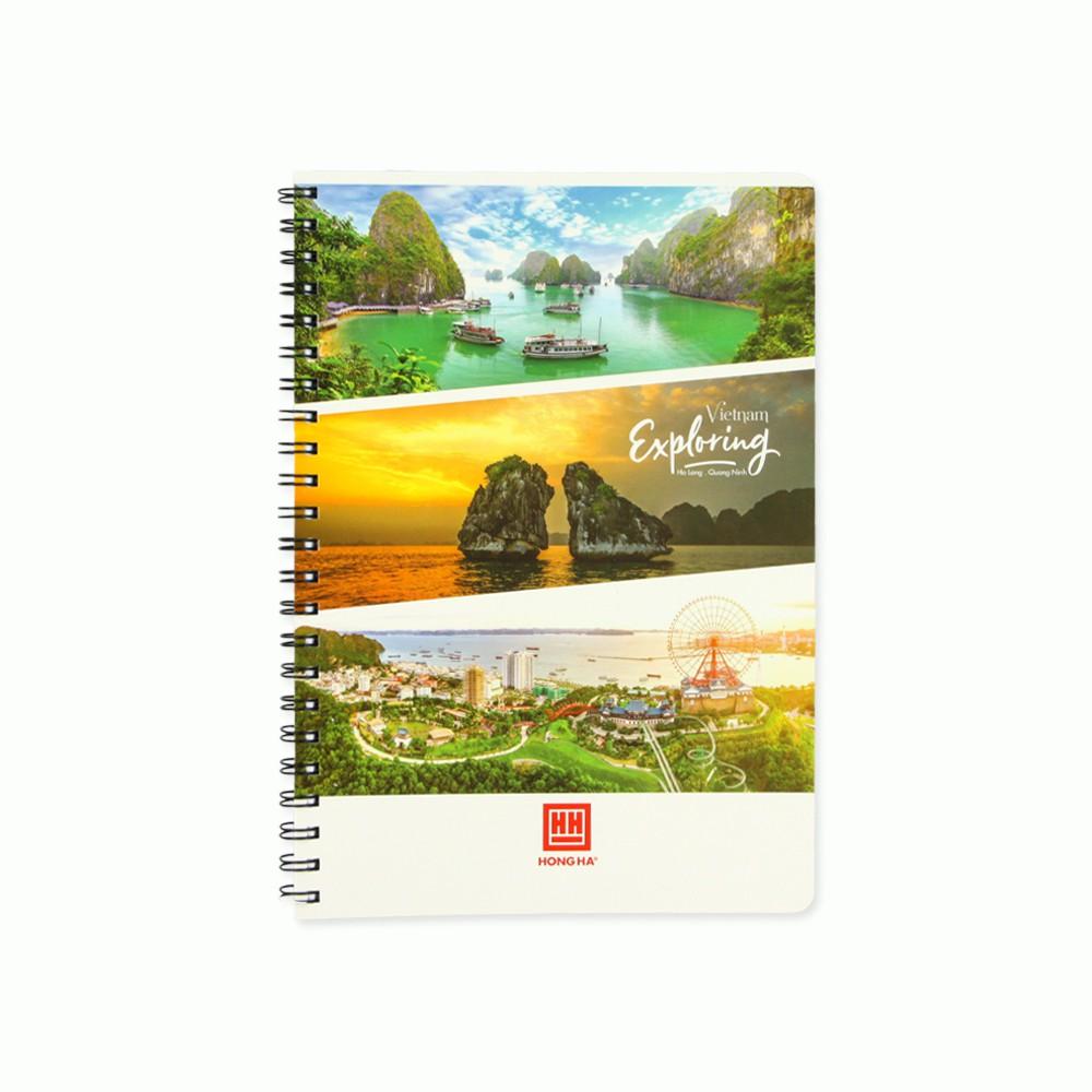 Sổ lò xo A4 200 trang Landscape Hồng Hà