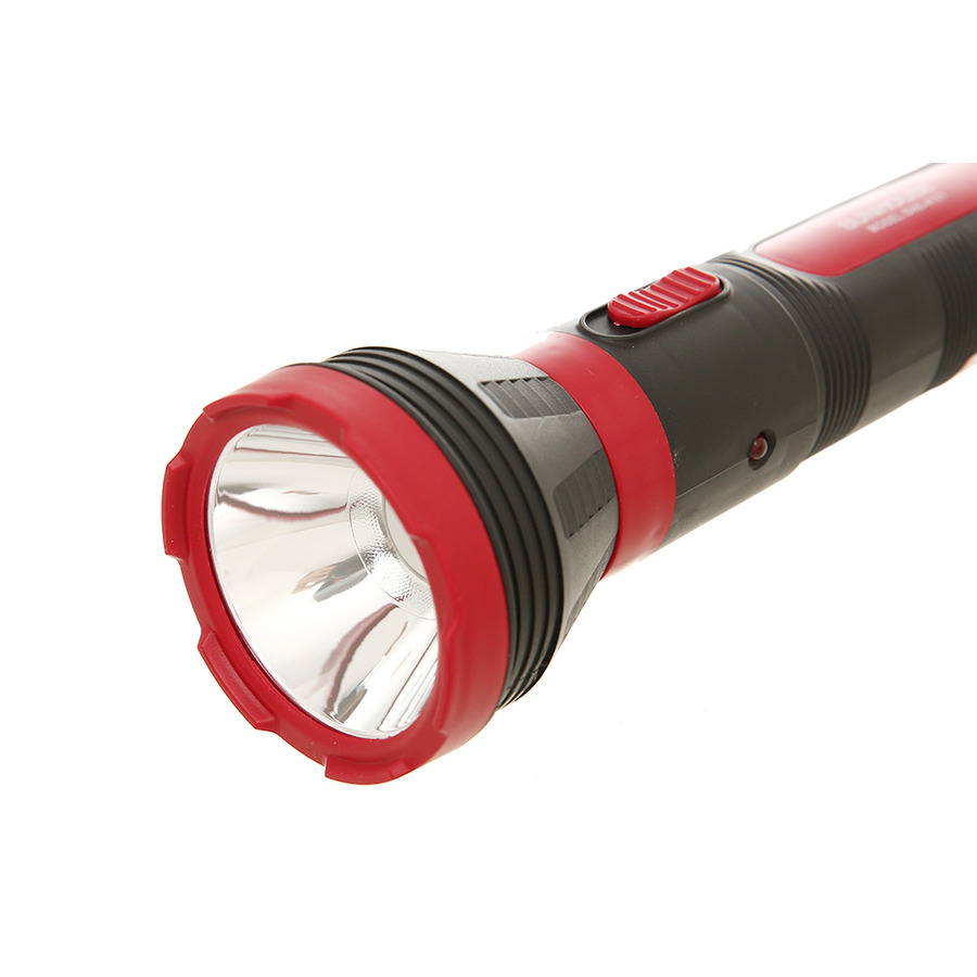 Đèn Pin Tay Cầm Cỡ Trung Sunhouse SHE-4131 - Đen Đỏ