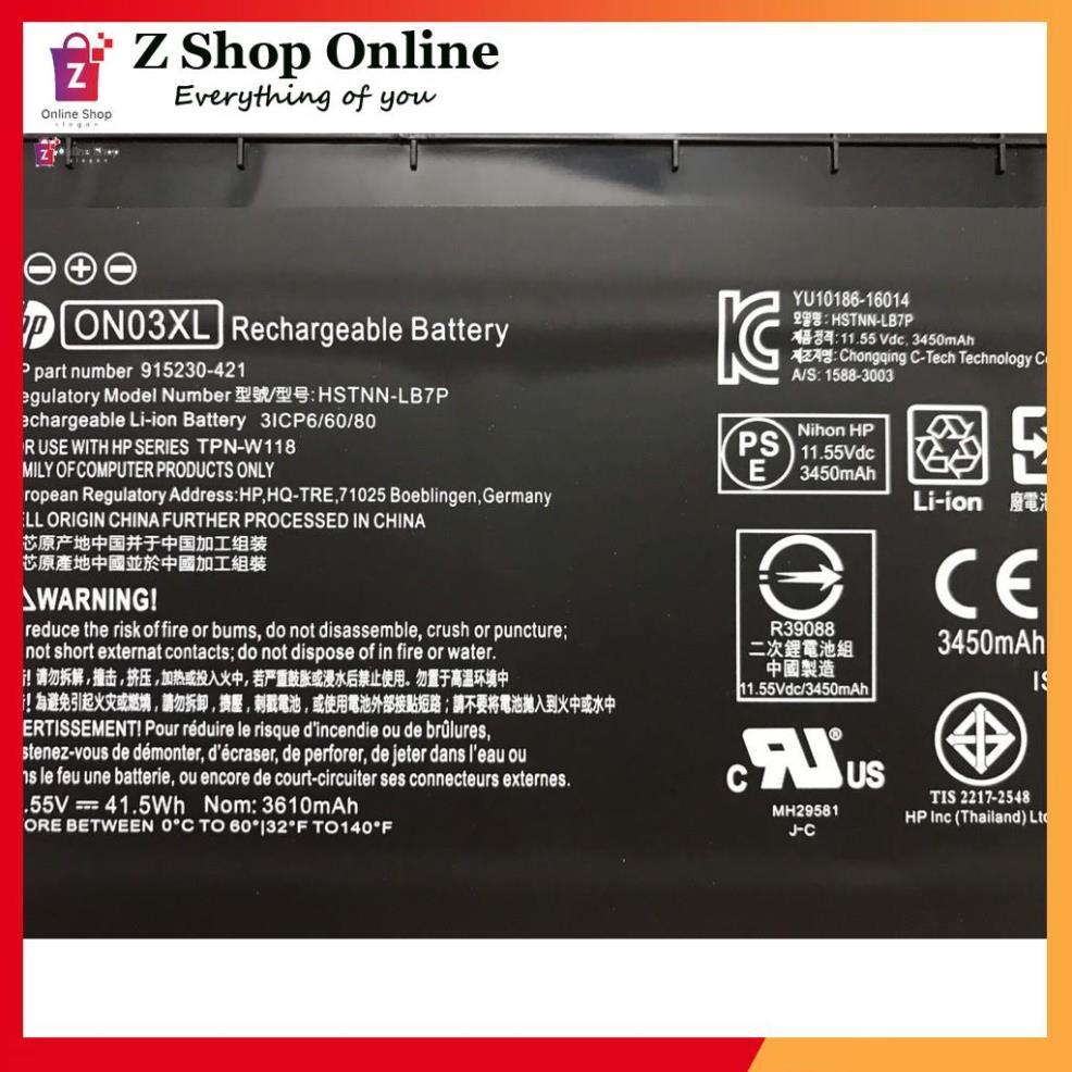 Pin Battery Dùng Cho HP Pavilion X360 13-u 14-ax M3-m BI03XL ON03XL Original