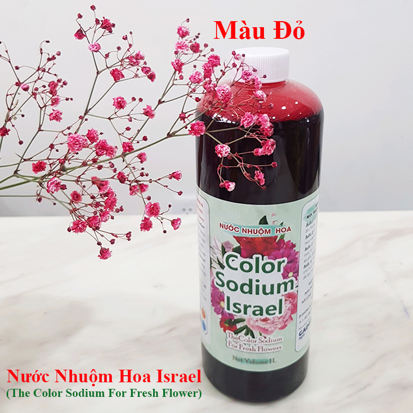 Dung Dịch Nhuộm Hoa Cắt Cành Đổi Màu theo Công Nghệ Israel giúp hoa nhuộm đổi màu theo ý muốn – The Color Sodium for Fresh Flowers