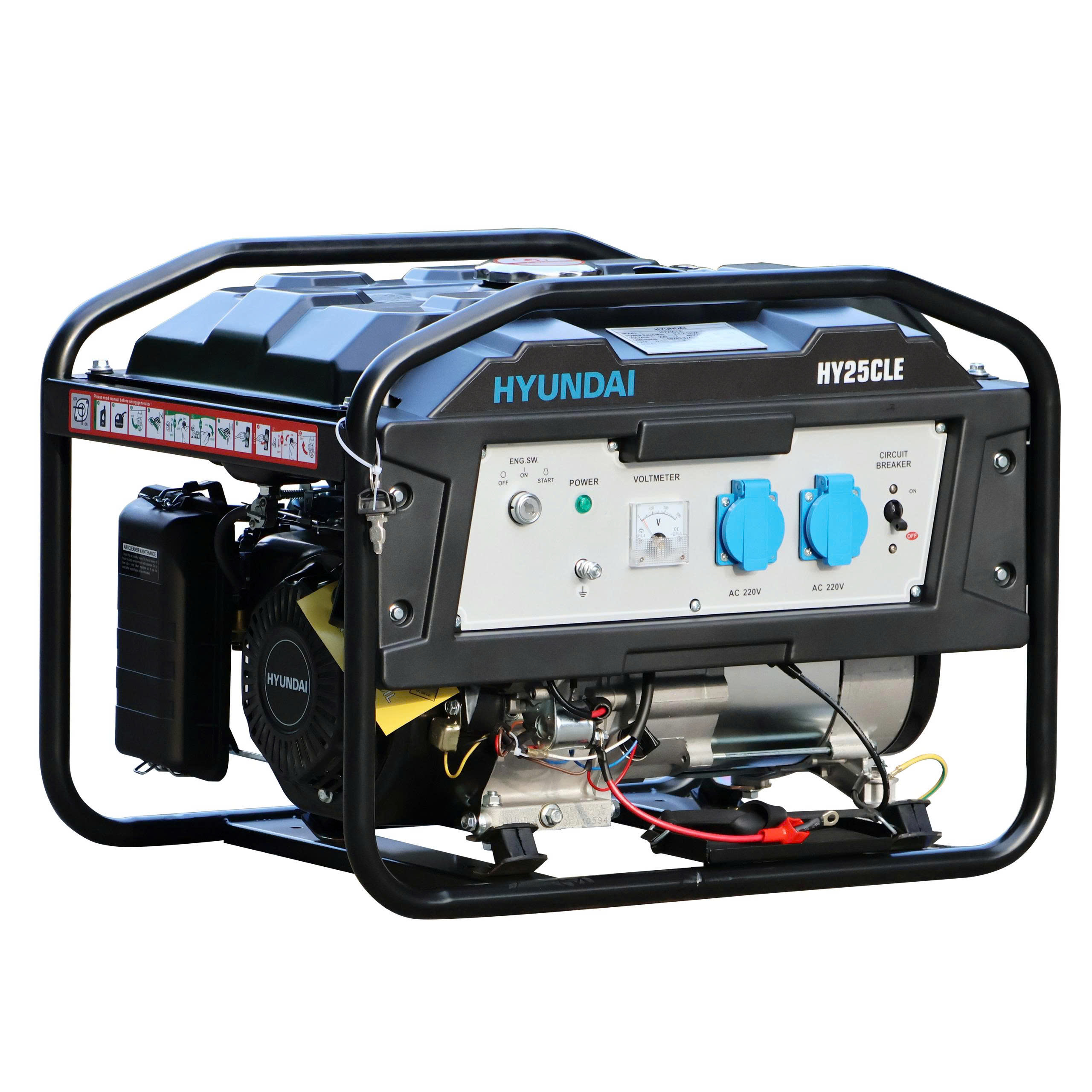 Máy Phát Điện Hyundai Chạy Xăng 2.1 - 2.8KVA (đề nổ) - 2,5kVA - 2,8kVA