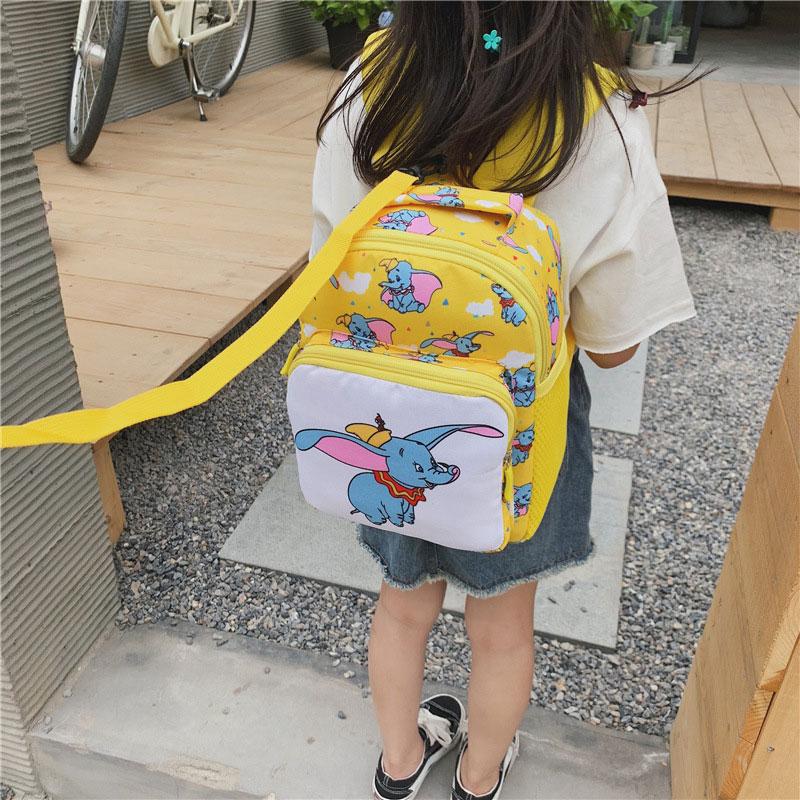 Hoạt Hình Dễ Thương Dumbo Bé Dây An Toàn Toàn Ba Lô Kid Chống Mất Túi Bé Tập Đi Mẫu Giáo Học Cho Bé Gái Bé Trai mochila