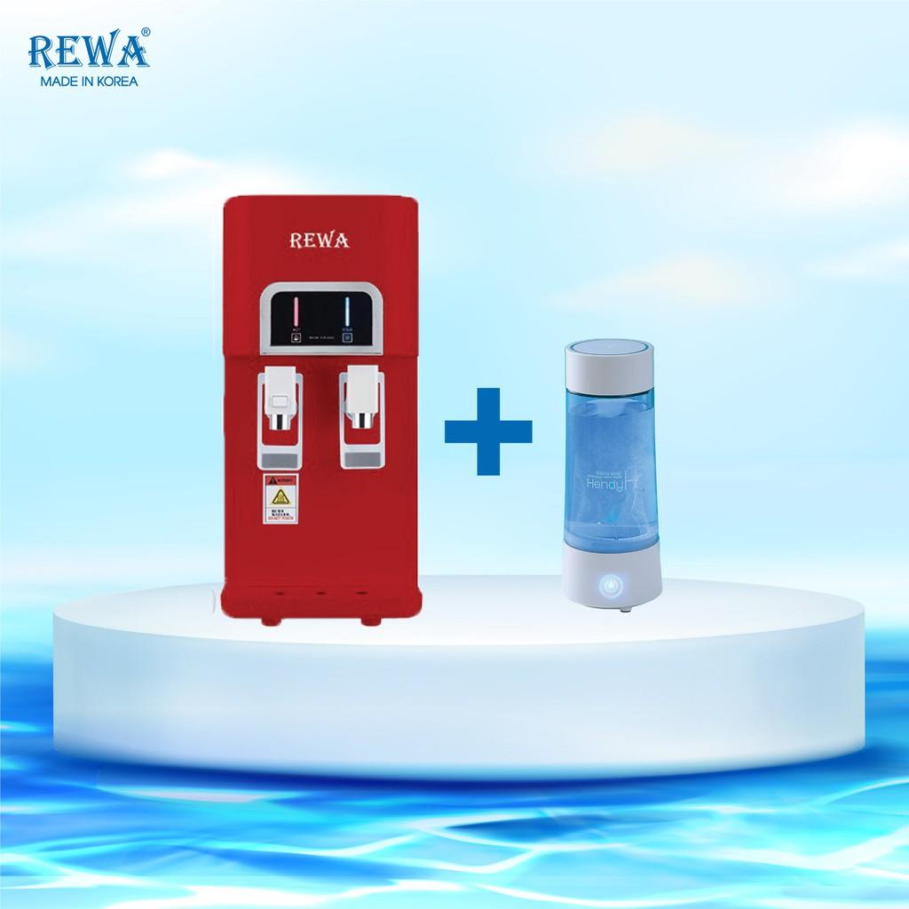 Combo Máy lọc nước nóng lạnh để bàn REWA RW-NA-218 + Máy Hydrogen Hendy (HÀNG CHÍNH HÃNG)