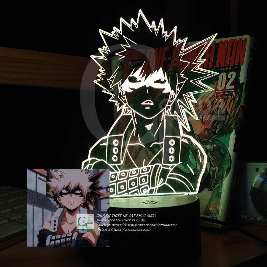 Đèn Ngủ My Hero Academia Bakugo Katsuki Type 03 AMHA0504 16 MÀU TÙY CHỈNH COMPASHOP