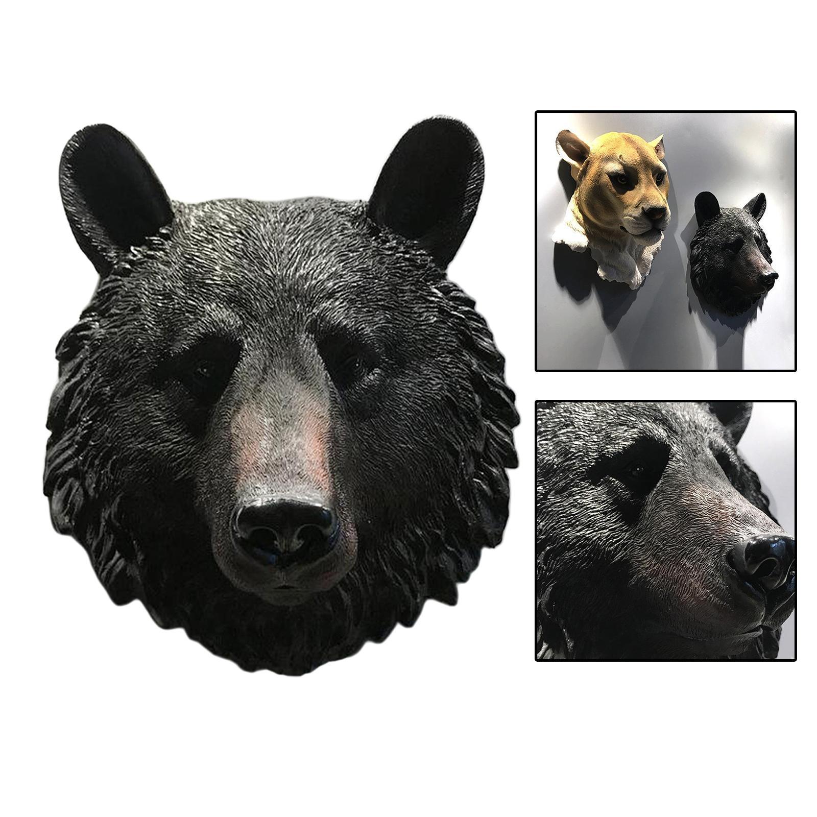 Wall Sculpture Ornament Resin Statue Hanging Art Decor Leopard