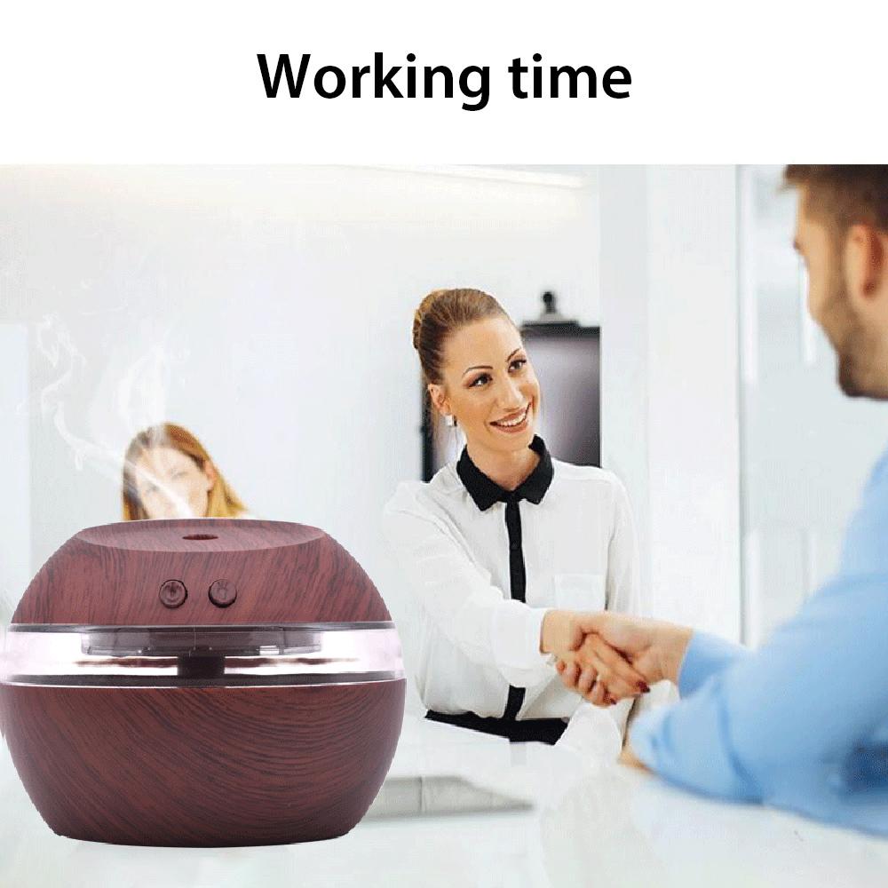 Máy xông tinh dầu, khuếch tán hương thơm, tạo ẩm cho phòng khách, phòng ngủ, 300ml