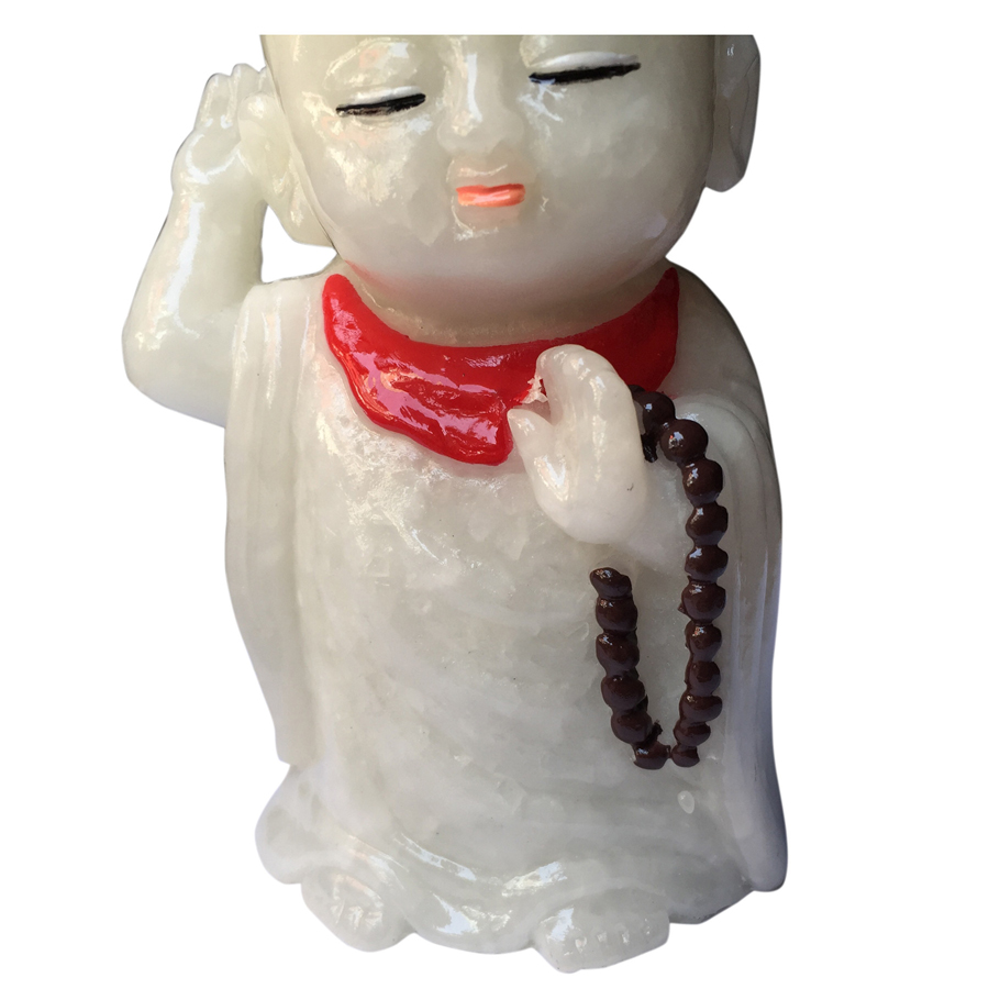 Tượng đá chú tiểu an nhiên - đá non nước