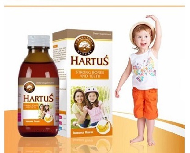 Hartus Strong Bones And Teeth - Bổ Sung Canxi Cho Trẻ Từ 4 Tháng Tuổi