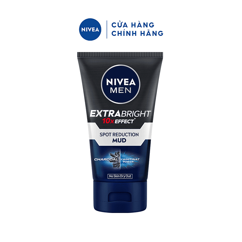 Sữa Rửa Mặt NIVEA MEN Bùn Khoáng Sáng Da | Mờ Thâm Mụn (100 g) - 81775