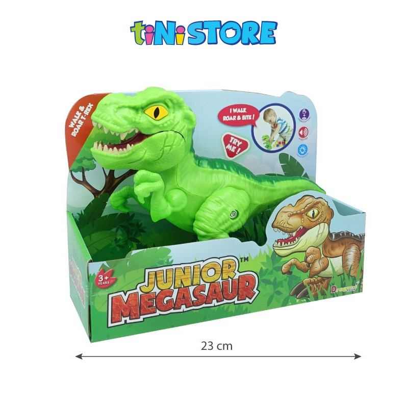 Đồ chơi khủng long mini biết đi, kêu gầm gừ T-Rex Dragon-itoys