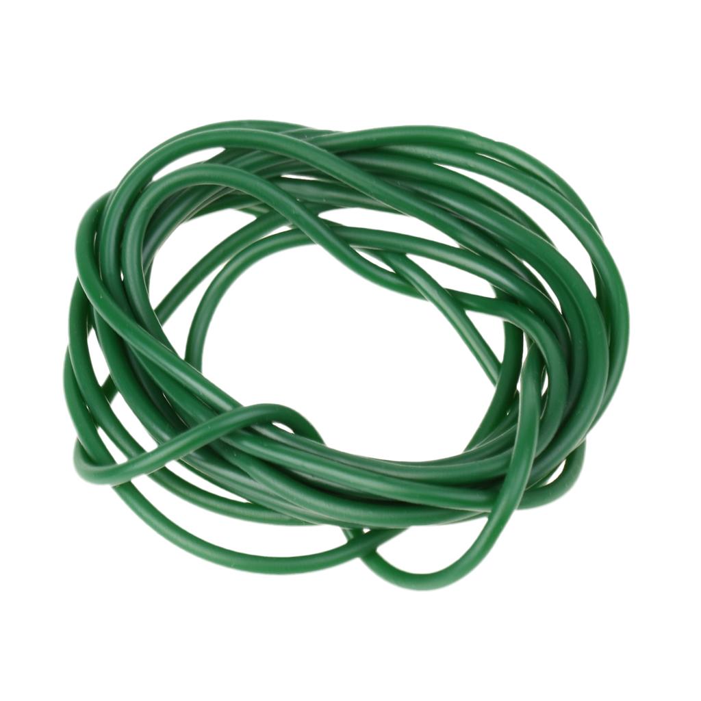 2m Soft Silicone Rig Tube Carp Fishing Sleeves Hook Line Connector Green