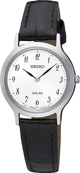 Đồng Hồ Nữ Seiko SUP369P1 Tròn Trắng 2K SHT DD Đen