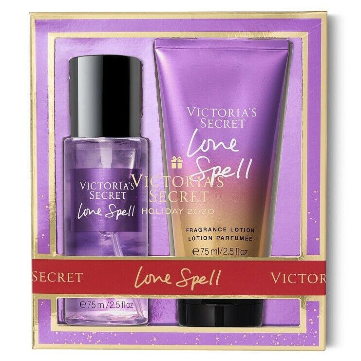 Set xịt thơm và dưỡng thể Victoria Secrect 2 món ( 75ml )