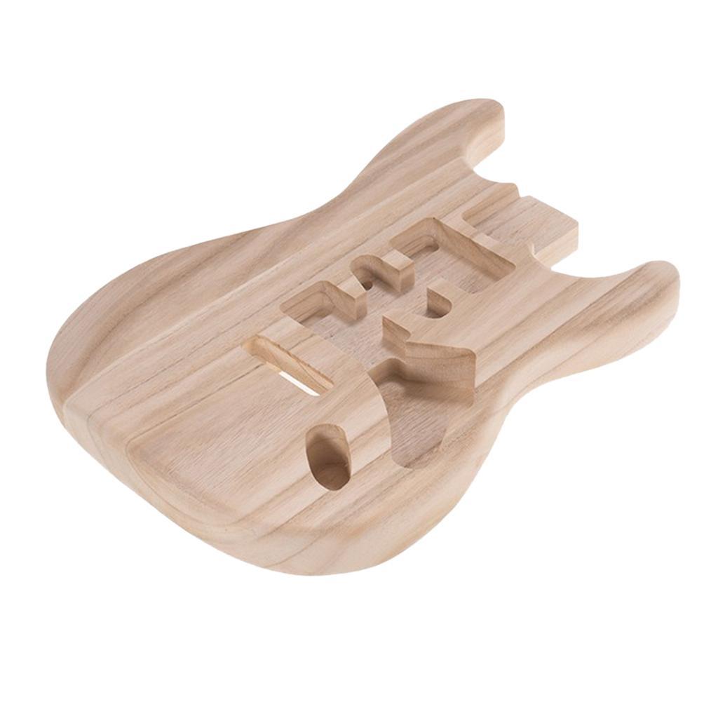 Barrel Body DIY Handcraft Unfinished Guitar ST Electric Guitar