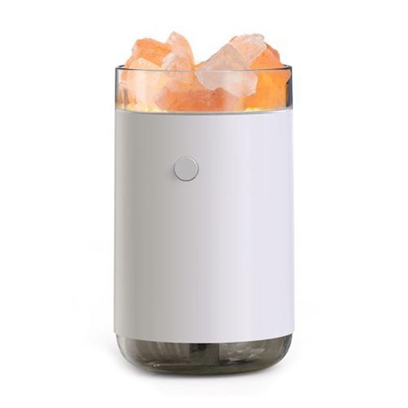 260ML Tinh Thể Đá Máy Tạo Độ Ẩm Không Khí USB Tinh Máy Khuếch Tán Tinh Dầu Siêu Âm Thanh Mát Phun Sương Tạo Đầu Đốt Vape Umidificador Cho Gia Đình