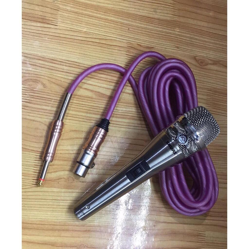 Micro có dây Shure KSM 8 hàng cao cấp, hát karaoke gia đình, micro ...