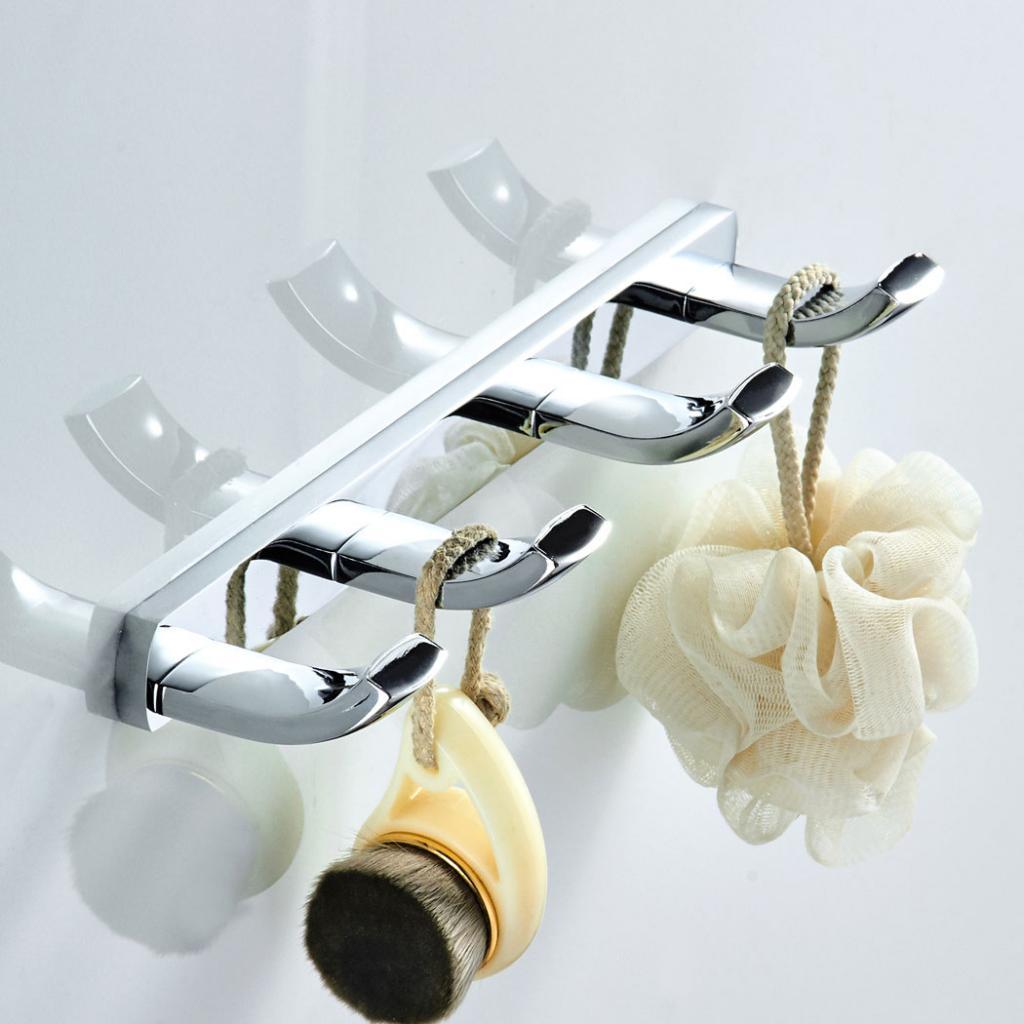 Solid Brass Robe Hook Bathroom Towel Hook Entrance Wall Hook for Coat