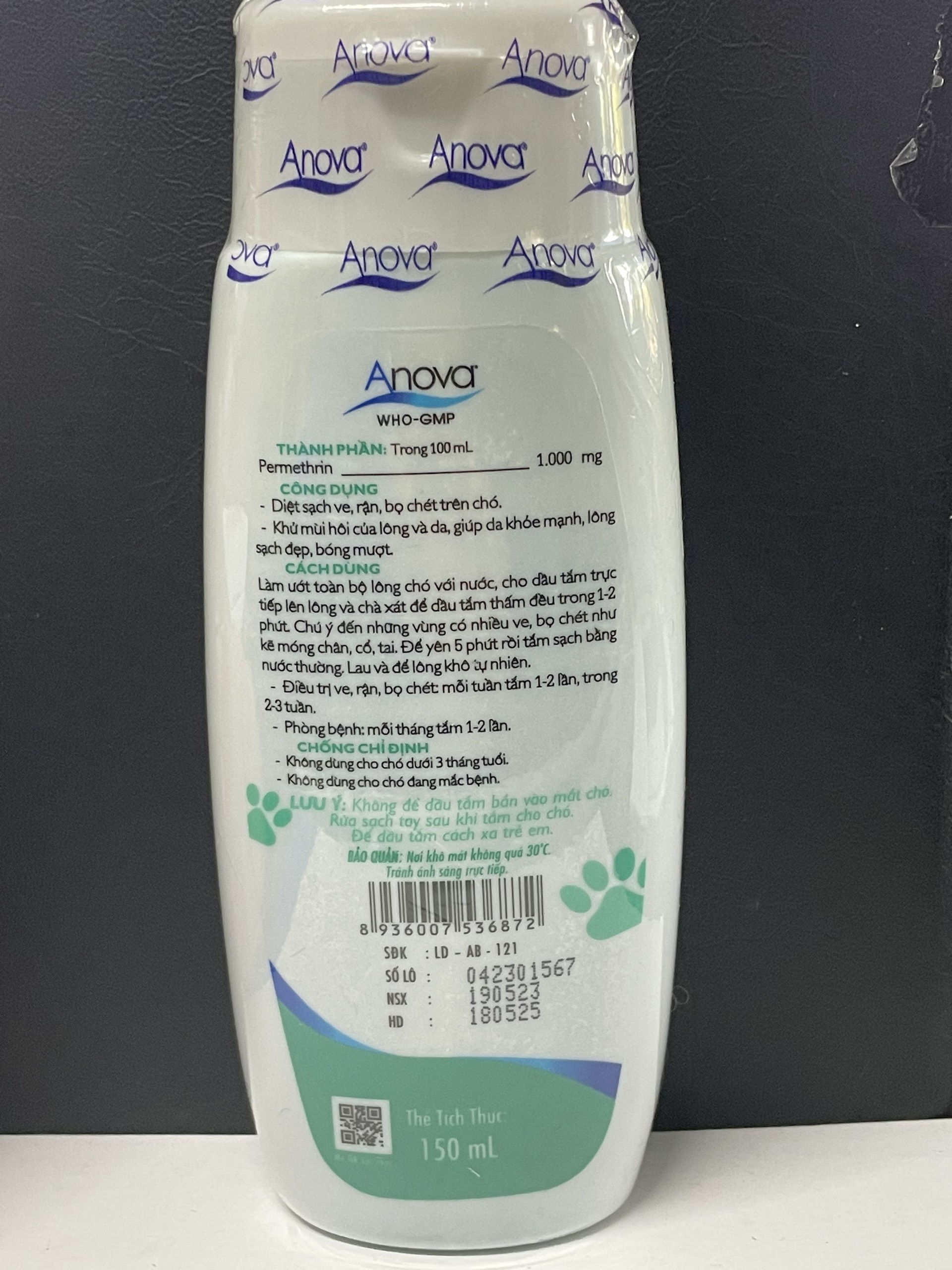 GREEN SHAMPOO 150 ML - DẦU TẮM VE, RẬN, BỌ CHÉT CHYO CHÓ