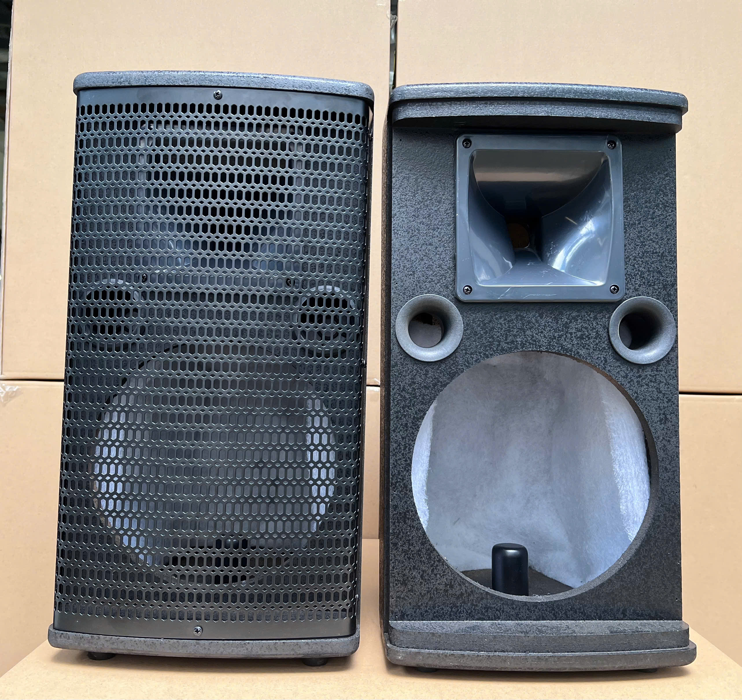 VỎ THÙNG LOA ĐỨNG 25 THÙNG SƠN 1 BASS 25 VÀ 1 CHÉP KÈN (GIÁ 1 CẶP) hàng chính hãng